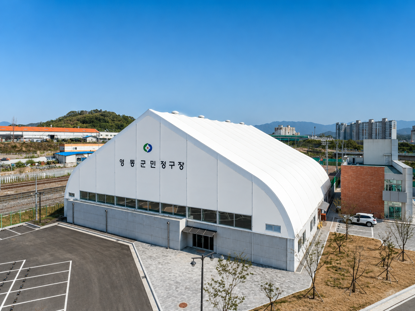 영동군민정구장 확충사업 전기공사